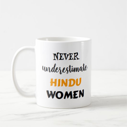 hindoe vrouwen koffiemok (Links)