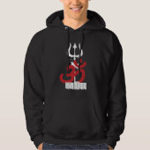 Hindoegod Shiva Om Namah Shivay met Drietandige sp Hoodie (Voorkant)