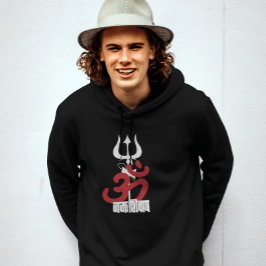 Hindoegod Shiva Om Namah Shivay met Drietandige sp Hoodie
