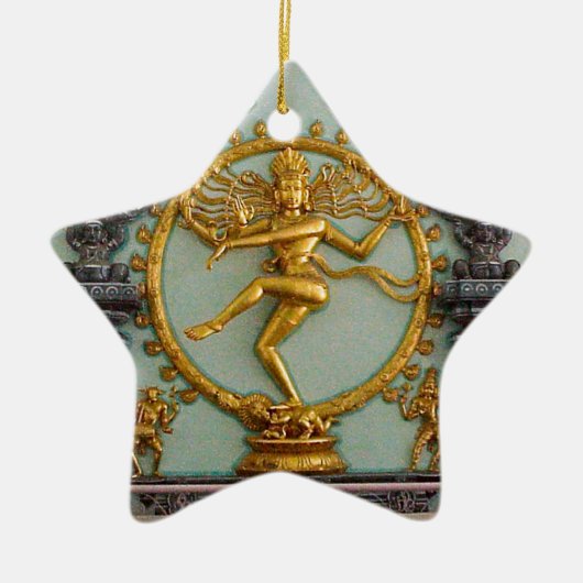 hindoegoden, Shiva Keramisch Ornament (Voorkant)