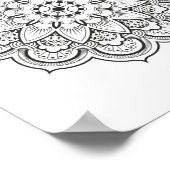 Hindoeïsme Boeddhisme Ster Mandala Poster (Hoek)