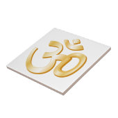 Hindoeïsme om symbool tegeltje (Zijkant)