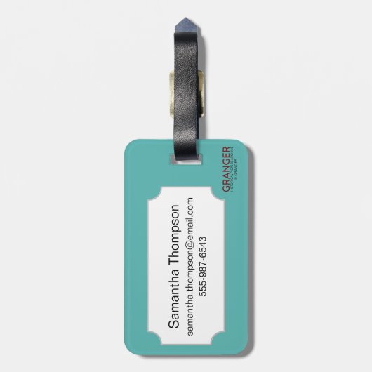 Hindoeïsme: Vishnu Bagagelabel (Achterkant verticaal)