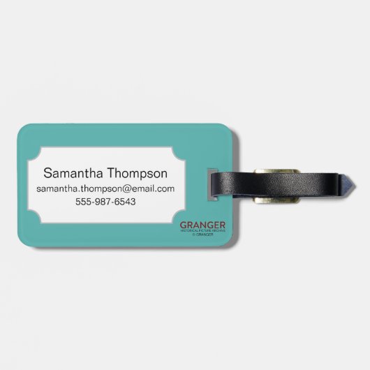 Hindoeïsme: Vishnu Bagagelabel (Achterkant horizontaal)