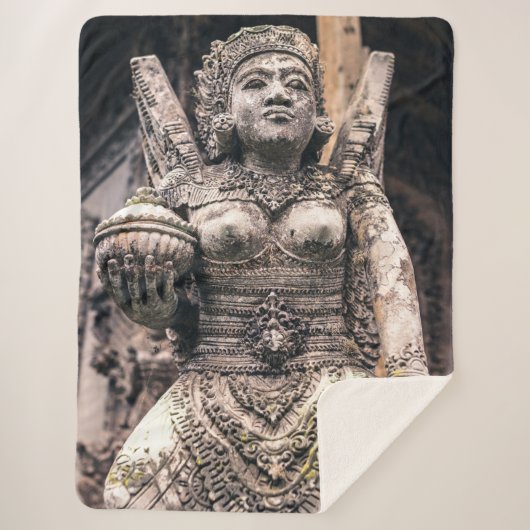 HINDOEÏSTISCHE GODIN SHERPA DEKEN (Voorkant)