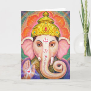 Hindoese de energiekaart van Ganesha van de Kunst Kaart