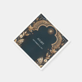 Hindoestaanse Henna Mehndi Indiase Stijl Bruidsfee Servet (Hoek)