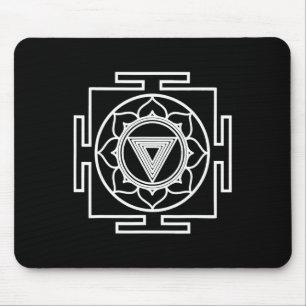Hindoestaanse Kali Yantra Symbool Hinduisme Yoga O Muismat