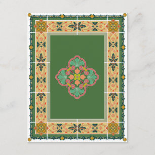 Hindoestaanse moslim Arabische trouw- of Mehndi-ui Kaart