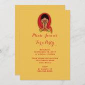 Hindoestaanse vrouw in Namaste poseert generieke p Kaart (Voorkant / Achterkant)