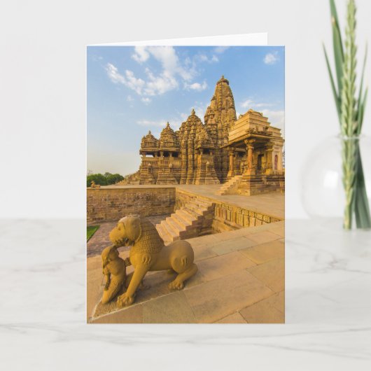 Hindoetempels in Khajuraho Kaart (Voorkant)