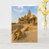 Hindoetempels in Khajuraho Kaart (Gele Bloem)