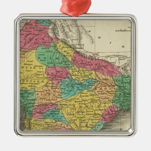 Hindoostan 3 metalen ornament (Voorkant)