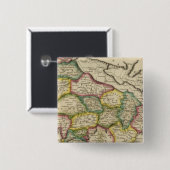 Hindoostan 3 vierkante button 5,1 cm (Voorkant /achterkant)