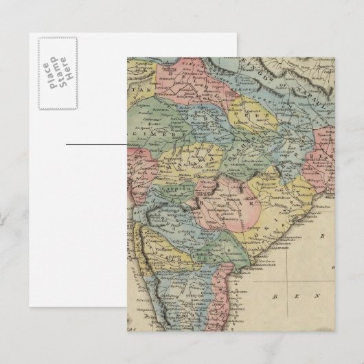 Hindoostan 5 briefkaart (Voorkant / Achterkant)