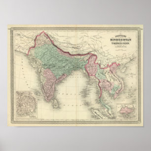 Hindoostan en Farther India Poster