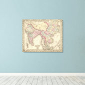 Hindoostan, Farther India, China, Tibet 2 Canvas Afdruk (Insitu (Houten vloer))