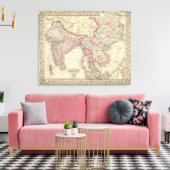 Hindoostan, Farther India, China, Tibet 2 Canvas Afdruk (Insitu (Woonkamer))