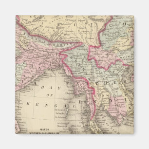 Hindoostan, Farther India, China, Tibet 2 Magneet