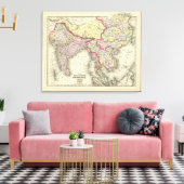 Hindoostan, Farther India, China, Tibet Canvas Afdruk (Insitu (Woonkamer))