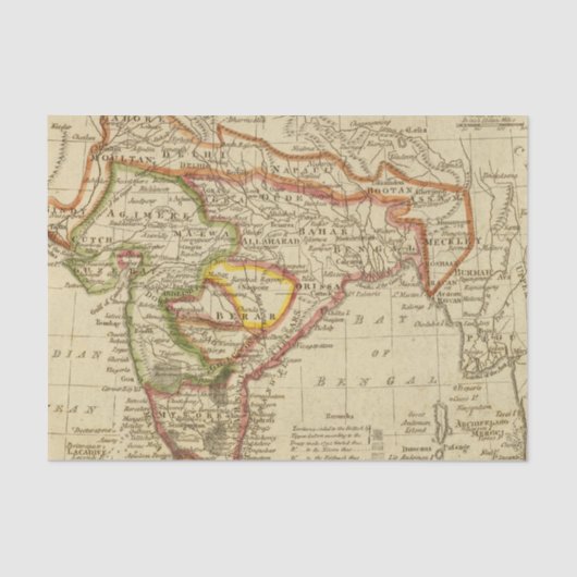 Hindoostan of India Tissuepapier (Voorkant)