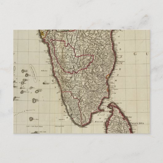 Hindoostan zuid briefkaart (Voorkant)