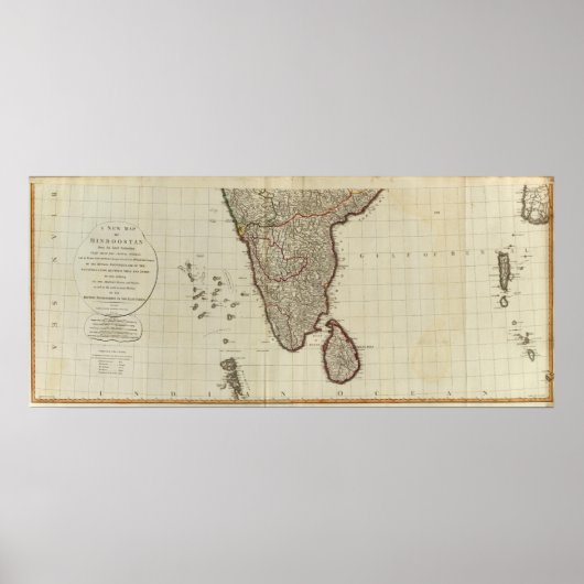 Hindoostan zuid poster (Voorkant)