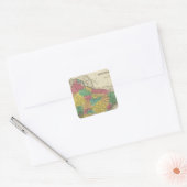 Hindostan 3 vierkante sticker (Envelop)