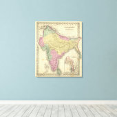 Hindostan of British India 2 Canvas Afdruk (Insitu (Houten vloer))