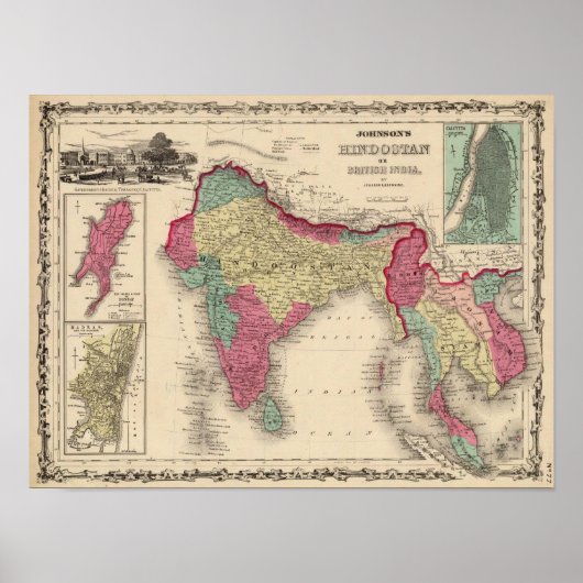 Hindostan of British India 2 Poster (Voorkant)