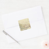 Hindostan Vierkante Sticker (Envelop)