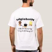 Hindsight World Tour T-shirt (Achterkant)