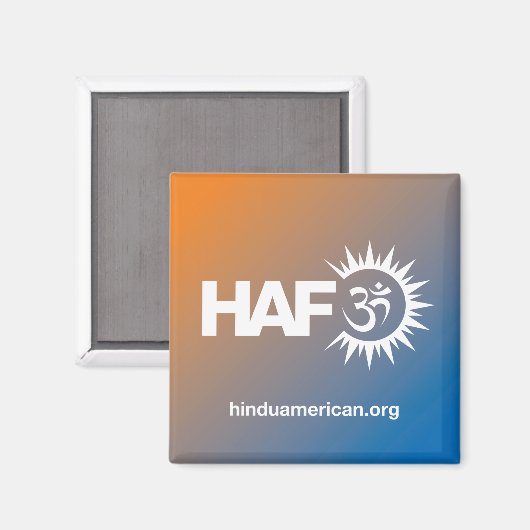 Hindu American Foundation Refkoelkast Magnet (Voorkant / Achterkant)