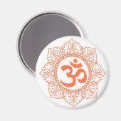 HINDU - BUDDHA SYMBOLEN OM, OHM MAGNEET (Voorkant / Achterkant)