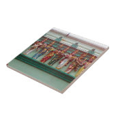 Hindu-cijfers op de muur van de Chettiartempel, Tegeltje (Zijkant)