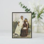 Hindu dames briefkaart (Staand voorkant)