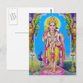 Hindu Deity-reeks Briefkaart (Voorkant / Achterkant)
