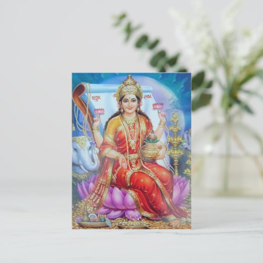 Hindu Deity-reeks Briefkaart (Staand voorkant)