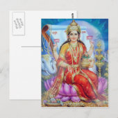 Hindu Deity-reeks Briefkaart (Voorkant / Achterkant)