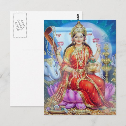 Hindu Deity-reeks Briefkaart (Voorkant / Achterkant)