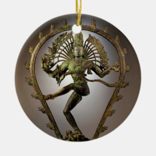 Hindu Deity Shiva Tamil de Destroyer Transformer Keramisch Ornament