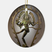 Hindu Deity Shiva Tamil de Destroyer Transformer Keramisch Ornament (Links)