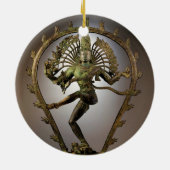 Hindu Deity Shiva Tamil de Destroyer Transformer Keramisch Ornament (Achterkant)
