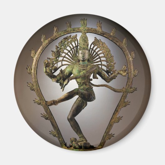 Hindu Deity Shiva Tamil de Destroyer Transformer Magneet (Voorkant)