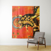 Hindu Destruction Goddess Kali 5 Wandkleed (In situ)