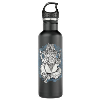 Hindu Elephant God Ganesha T - Oriental India Henn Waterfles