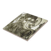 HINDU ELEPHANT GOD TEGELTJE (Zijkant)