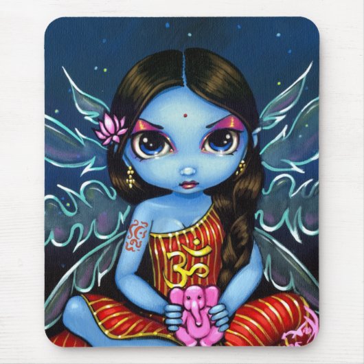 "Hindu Fairy" Mousepad Muismat (Voorkant)