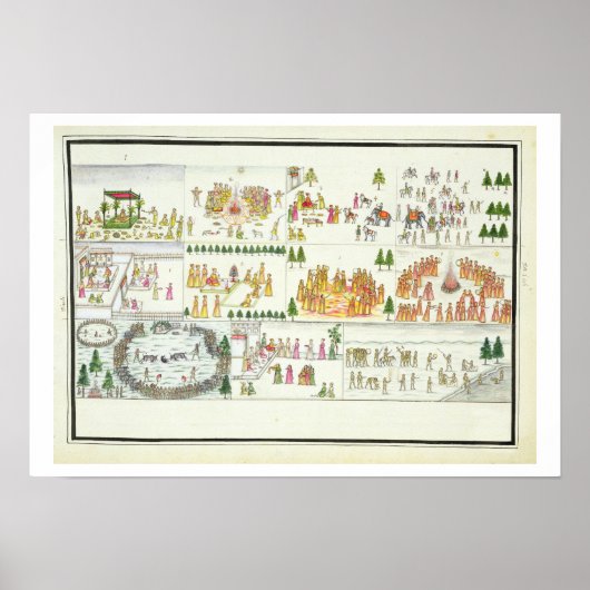 Hindu Festivals met inbegrip van Dasehra, Diwali e Poster (Voorkant)