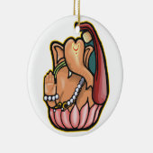 Hindu Ganesh Keramisch Ornament (Rechts)